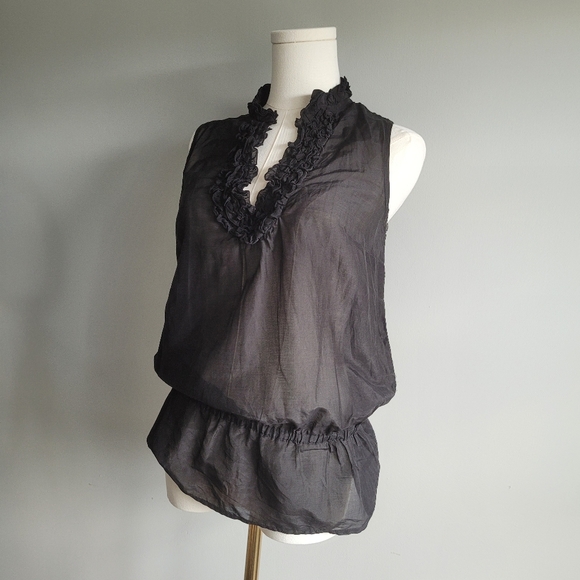 Alfani Silk Blend Tank Size 10P             This top is somewhat see through. - Picture 3 of 4
